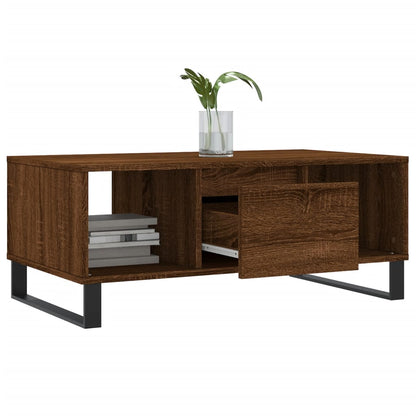 vidaXL Coffee Table Brown Oak 90x50x36,5 cm Engineered Wood