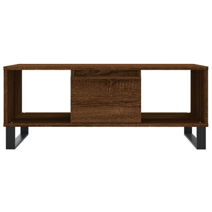 vidaXL Coffee Table Brown Oak 90x50x36,5 cm Engineered Wood