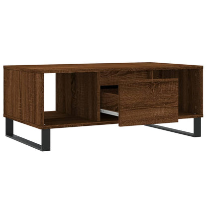vidaXL Coffee Table Brown Oak 90x50x36,5 cm Engineered Wood