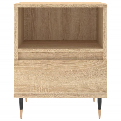 vidaXL Bedside Cabinet Sonoma Oak 40x35x50 cm Engineered Wood