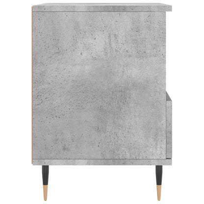 vidaXL Bedside Cabinet Concrete Grey 40x35x50 cm Engineered Wood