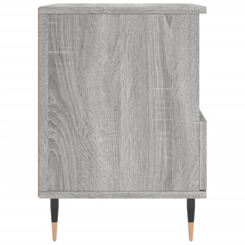 vidaXL Bedside Cabinets 2 pcs Grey Sonoma 40x35x50 cm Engineered Wood