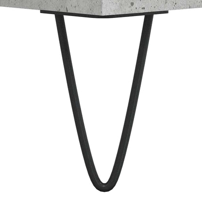 vidaXL Bedside Cabinet Concrete Grey 40x35x50 cm Engineered Wood