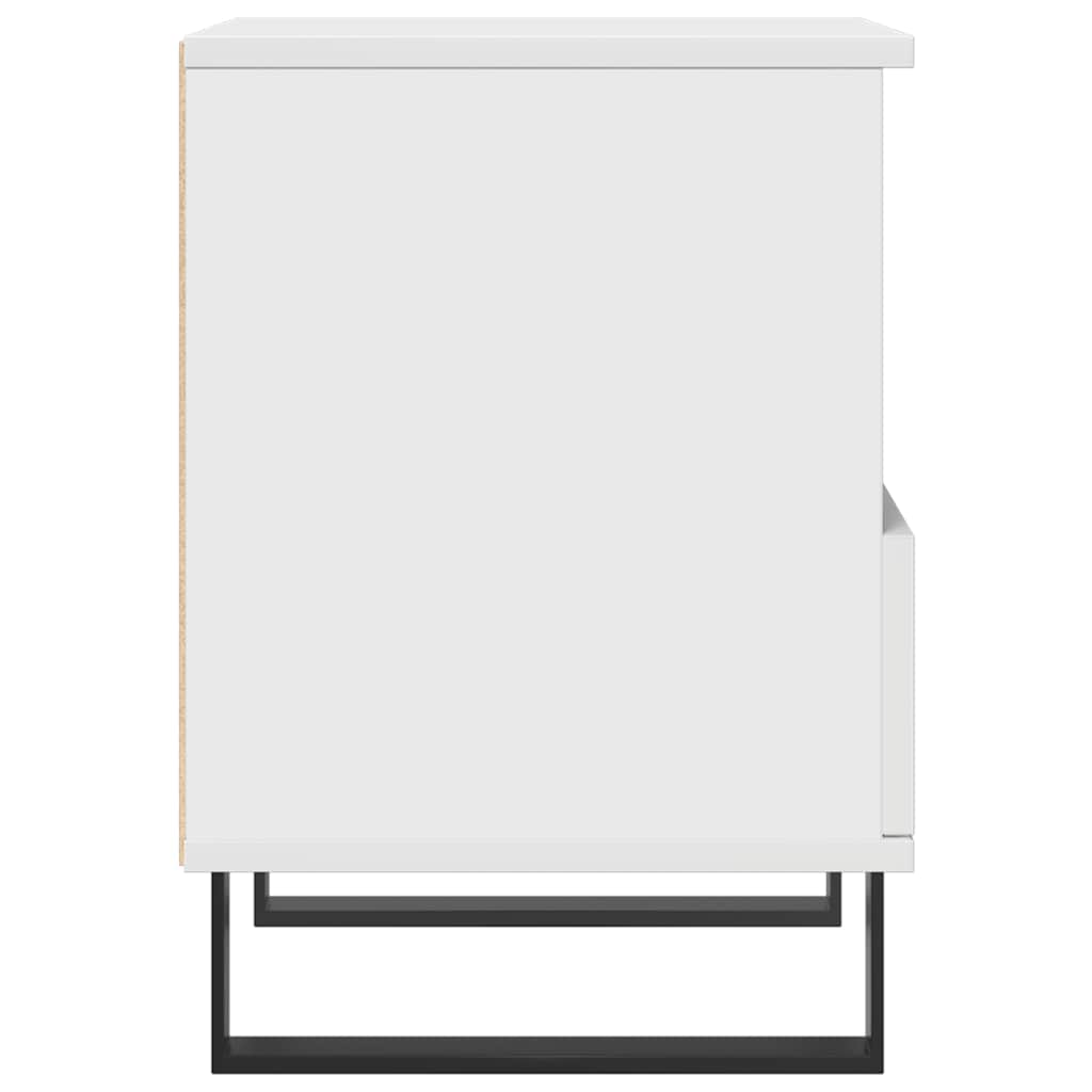 vidaXL Bedside Cabinets 2 pcs White 40x35x50 cm Engineered Wood