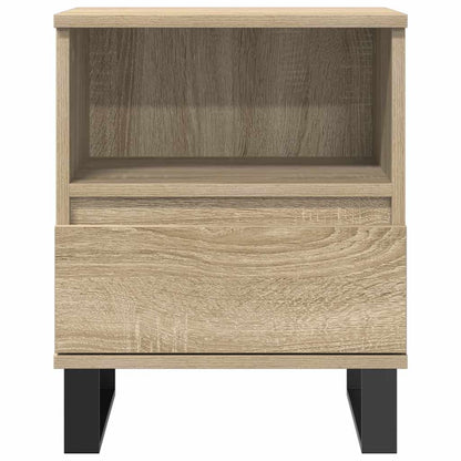 vidaXL Bedside Cabinets 2 pcs Sonoma Oak 40x35x50 cm Engineered Wood