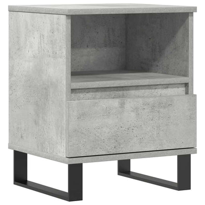 vidaXL Bedside Cabinet Concrete Grey 40x35x50 cm Engineered Wood