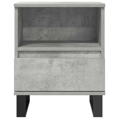 vidaXL Bedside Cabinet Concrete Grey 40x35x50 cm Engineered Wood
