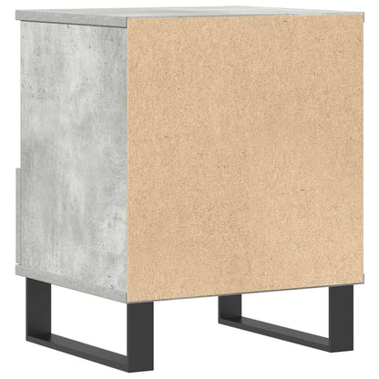 vidaXL Bedside Cabinet Concrete Grey 40x35x50 cm Engineered Wood