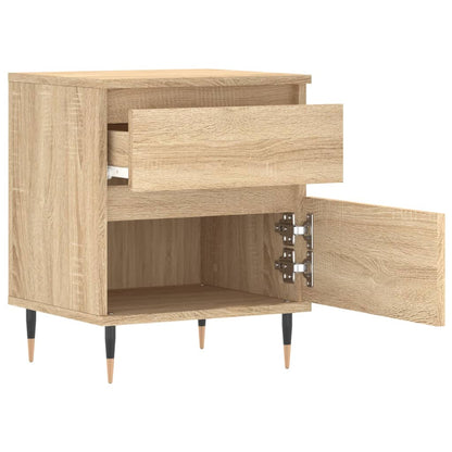 vidaXL Bedside Cabinet Sonoma Oak 40x35x50 cm Engineered Wood