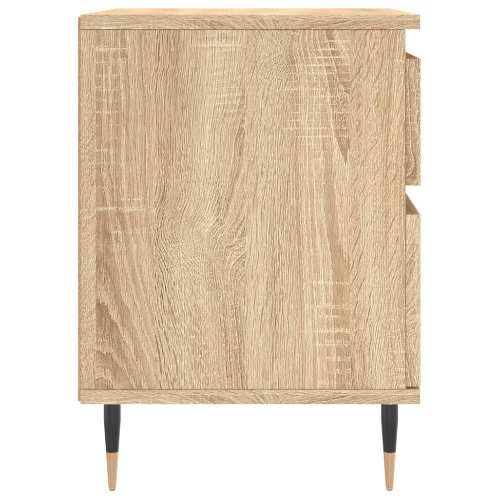 vidaXL Bedside Cabinet Sonoma Oak 40x35x50 cm Engineered Wood