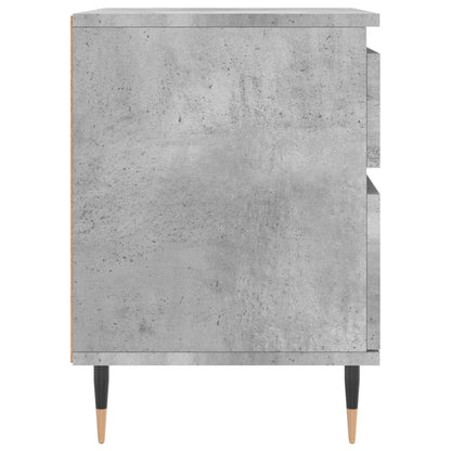 vidaXL Bedside Cabinets 2 pcs Concrete Grey 40x35x50 cm Engineered Wood