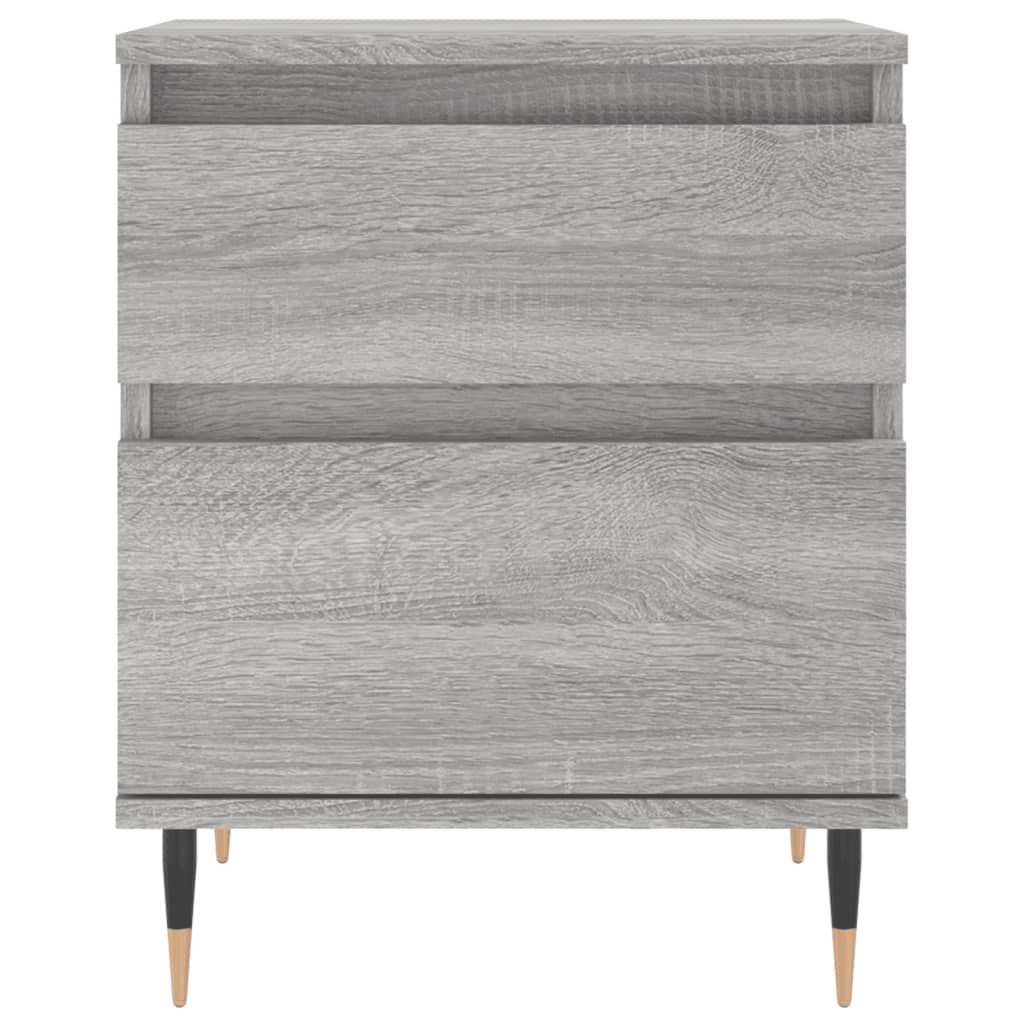 vidaXL Bedside Cabinet Grey Sonoma 40x35x50 cm Engineered Wood