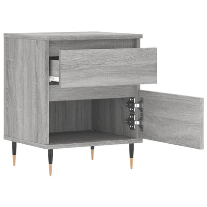 vidaXL Bedside Cabinet Grey Sonoma 40x35x50 cm Engineered Wood