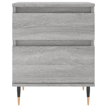 vidaXL Bedside Cabinets 2 pcs Grey Sonoma 40x35x50 cm Engineered Wood