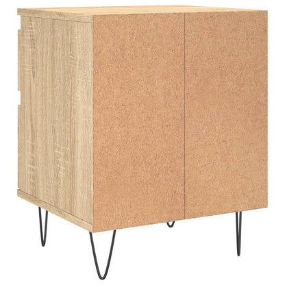 vidaXL Bedside Cabinet Sonoma Oak 40x35x50 cm Engineered Wood