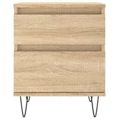 vidaXL Bedside Cabinets 2 pcs Sonoma Oak 40x35x50 cm Engineered Wood