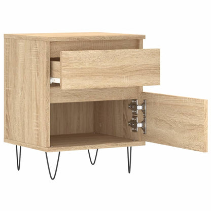 vidaXL Bedside Cabinets 2 pcs Sonoma Oak 40x35x50 cm Engineered Wood