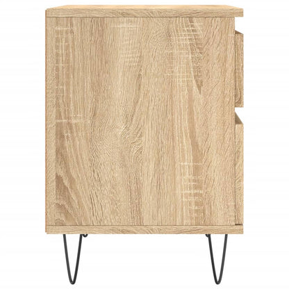vidaXL Bedside Cabinets 2 pcs Sonoma Oak 40x35x50 cm Engineered Wood
