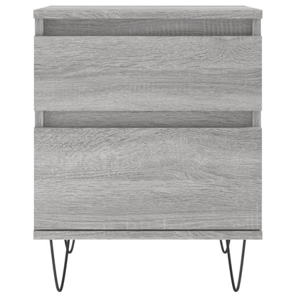 vidaXL Bedside Cabinets 2 pcs Grey Sonoma 40x35x50 cm Engineered Wood