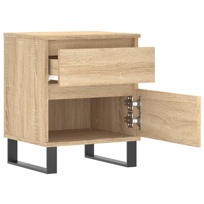 vidaXL Bedside Cabinet Sonoma Oak 40x35x50 cm Engineered Wood