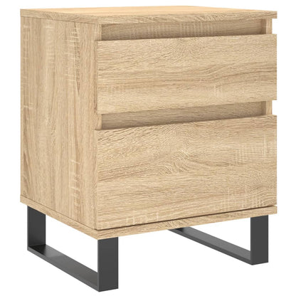vidaXL Bedside Cabinets 2 pcs Sonoma Oak 40x35x50 cm Engineered Wood