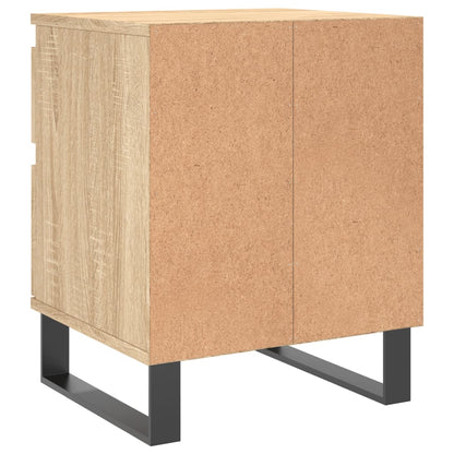 vidaXL Bedside Cabinets 2 pcs Sonoma Oak 40x35x50 cm Engineered Wood