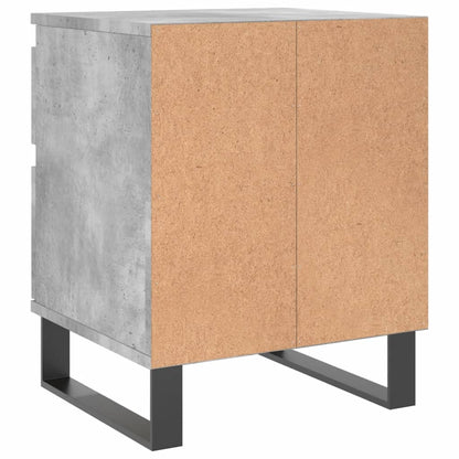 vidaXL Bedside Cabinets 2 pcs Concrete Grey 40x35x50 cm Engineered Wood