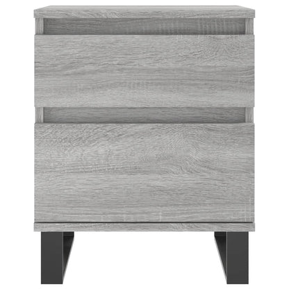 vidaXL Bedside Cabinet Grey Sonoma 40x35x50 cm Engineered Wood