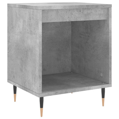 vidaXL Bedside Cabinet | Concrete Grey | Engineered wood, Metal | Medium