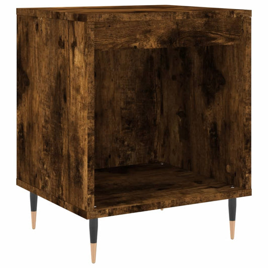 vidaXL Bedside Cabinet | Smoked Oak | Engineered Wood | Compact