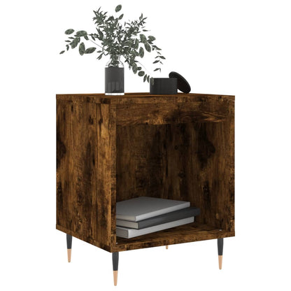 vidaXL Bedside Cabinet | Smoked Oak | Engineered Wood | Compact