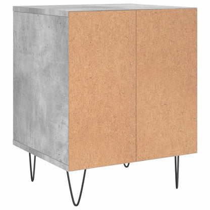 vidaXL Bedside Cabinet Concrete Grey 40x35x50 cm Engineered Wood