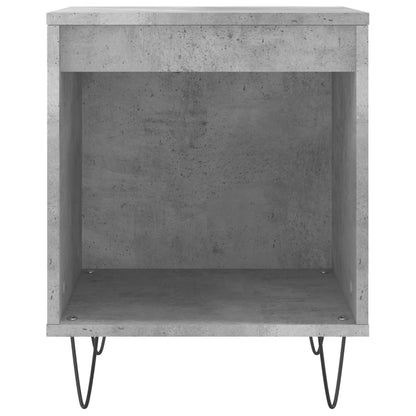 vidaXL Bedside Cabinets 2 pcs Concrete Grey 40x35x50 cm Engineered Wood