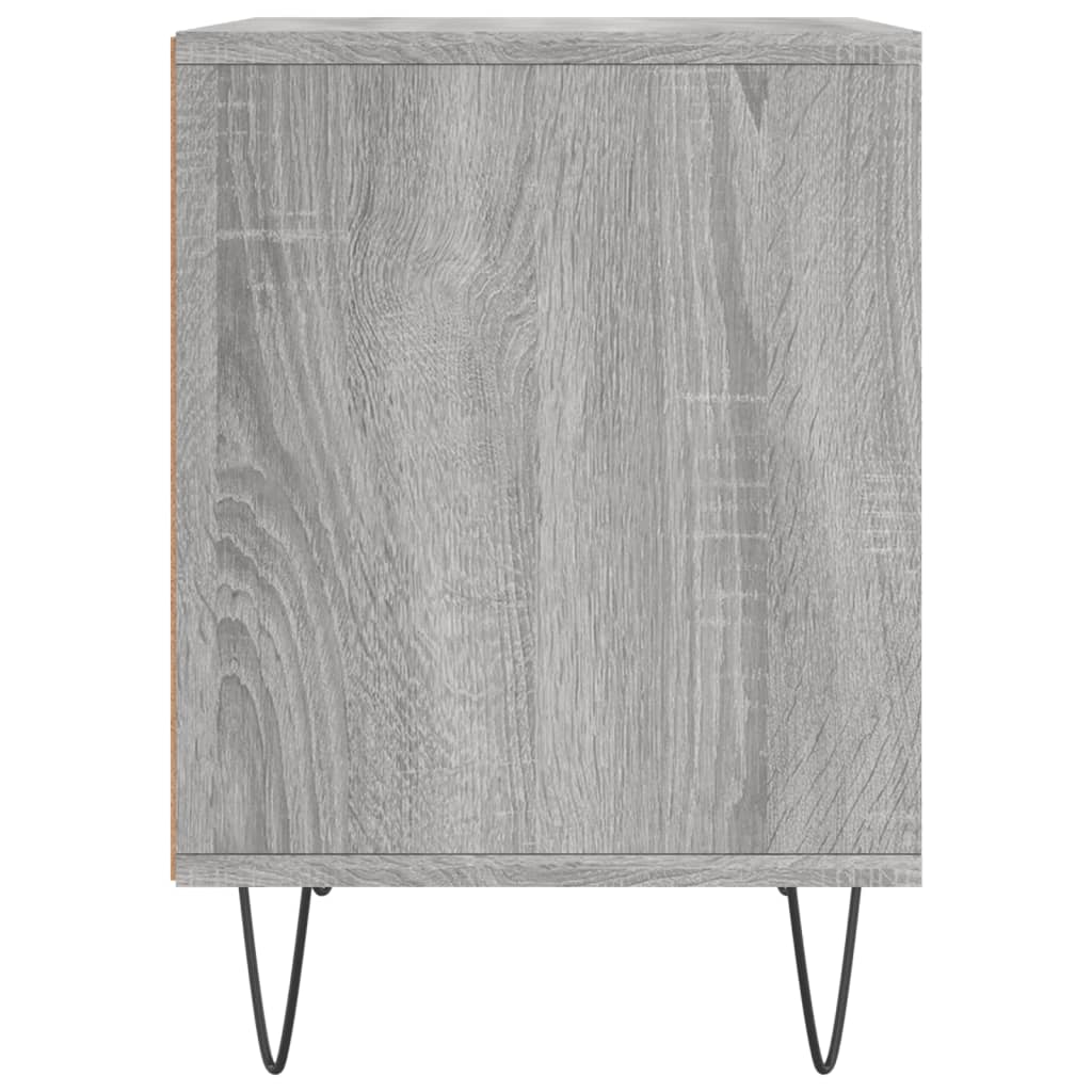 vidaXL Bedside Cabinet Grey Sonoma 40x35x50 cm Engineered Wood
