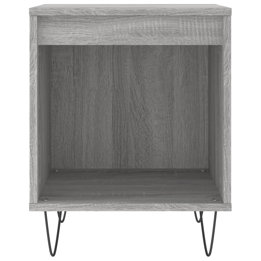 vidaXL Bedside Cabinets 2 pcs Grey Sonoma 40x35x50 cm Engineered Wood