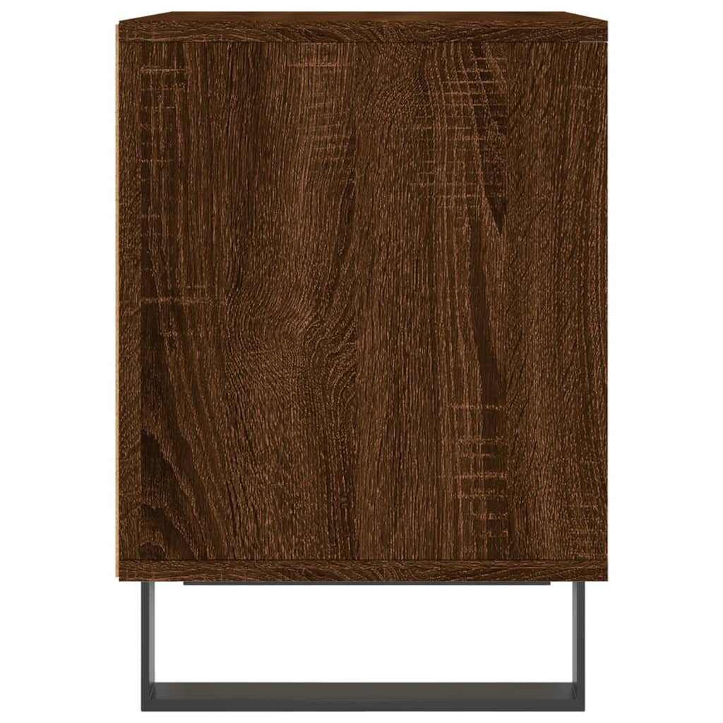 vidaXL Bedside Cabinets 2 pcs Brown Oak 40x35x50 cm Engineered Wood