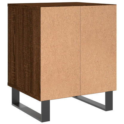 vidaXL Bedside Cabinets 2 pcs Brown Oak 40x35x50 cm Engineered Wood
