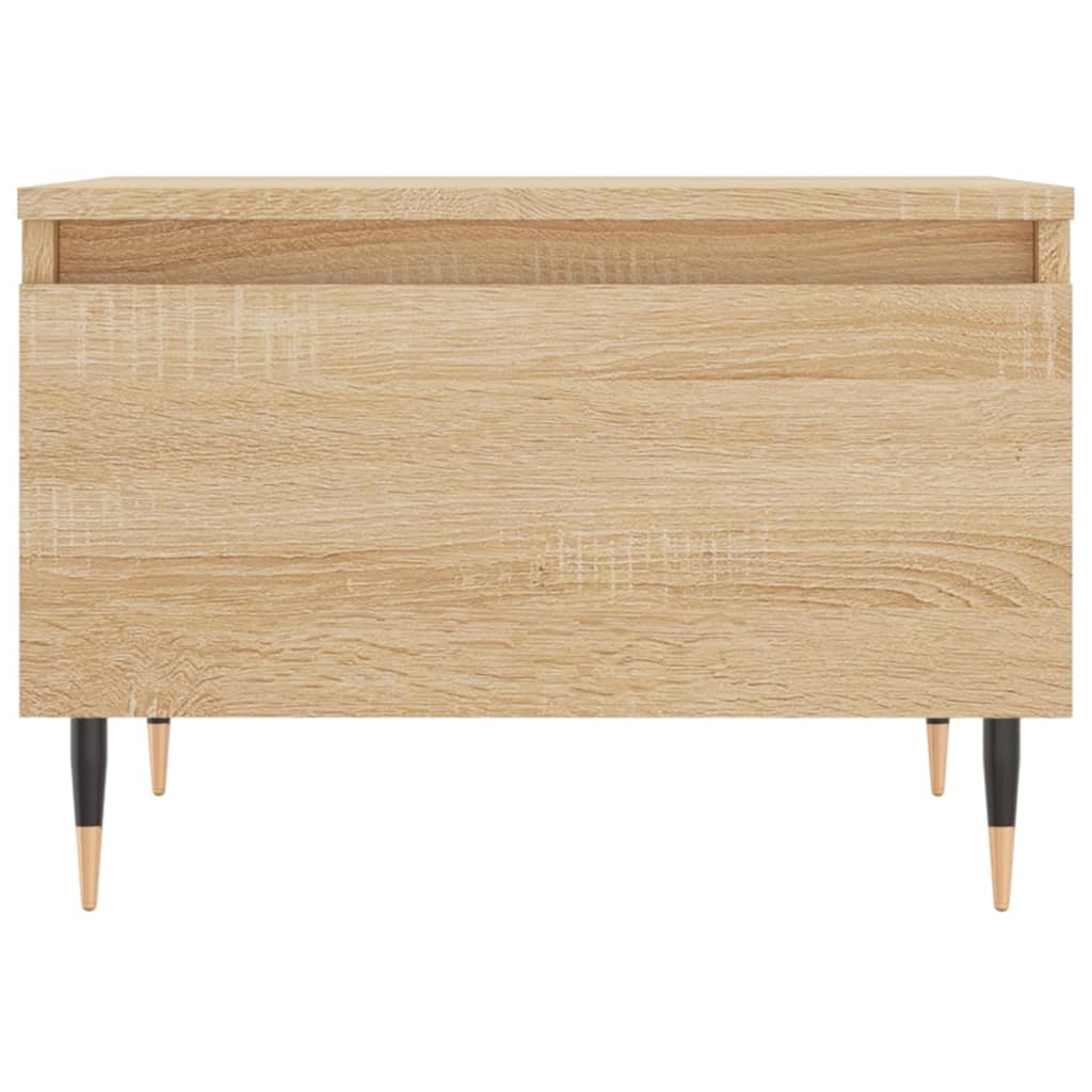 vidaXL Coffee Tables 2 pcs Sonoma Oak 50x46x35 cm Engineered Wood