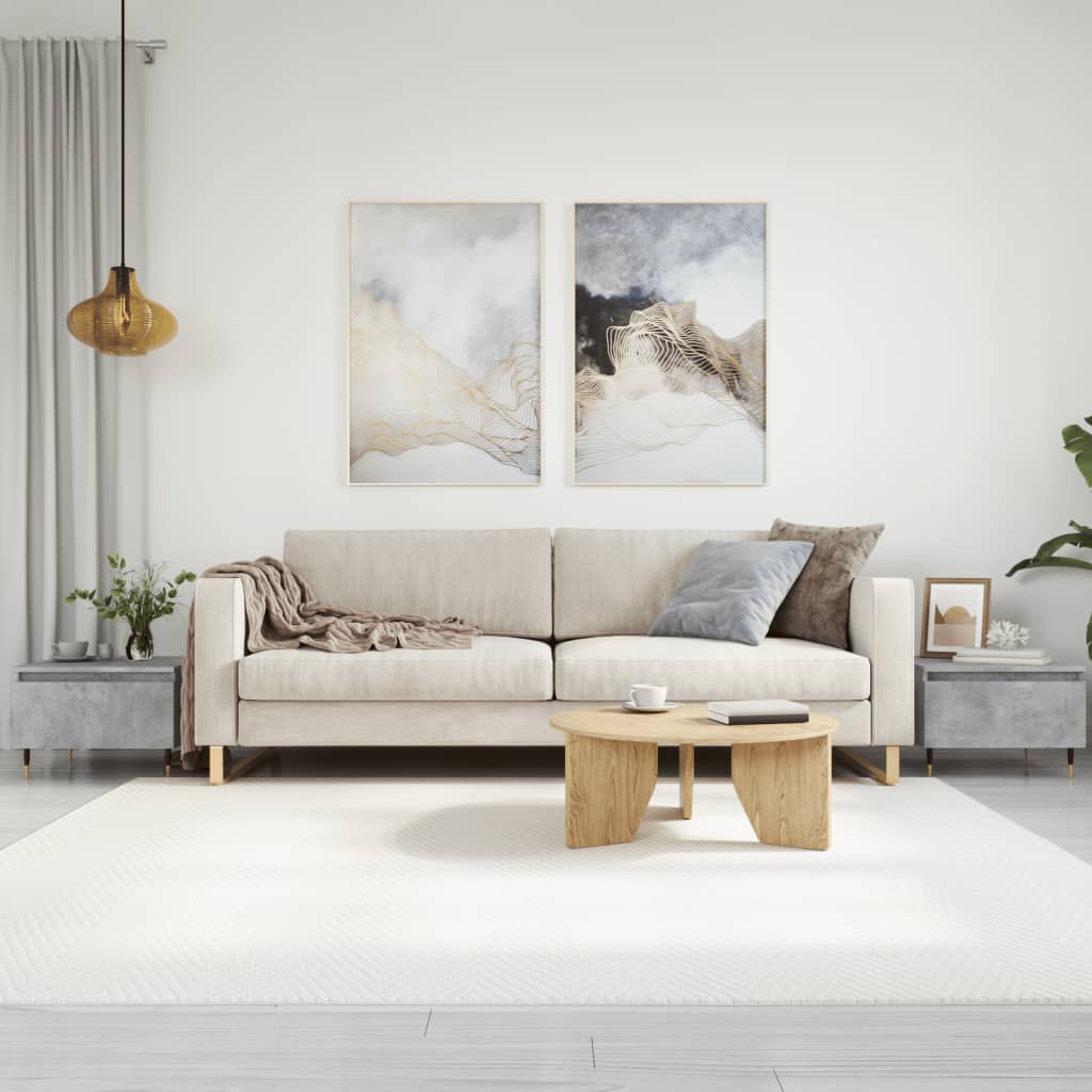vidaXL Coffee Tables 2 pcs Concrete Grey 50x46x35 cm Engineered Wood