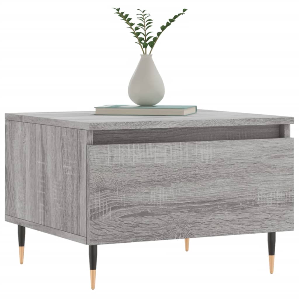 vidaXL Coffee Tables 2 pcs Grey Sonoma 50x46x35 cm Engineered Wood