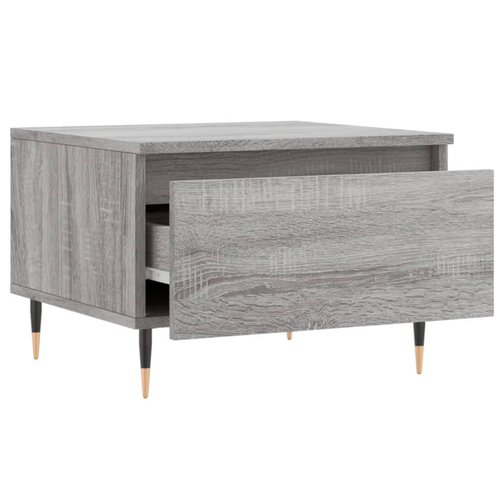 vidaXL Coffee Tables 2 pcs Grey Sonoma 50x46x35 cm Engineered Wood