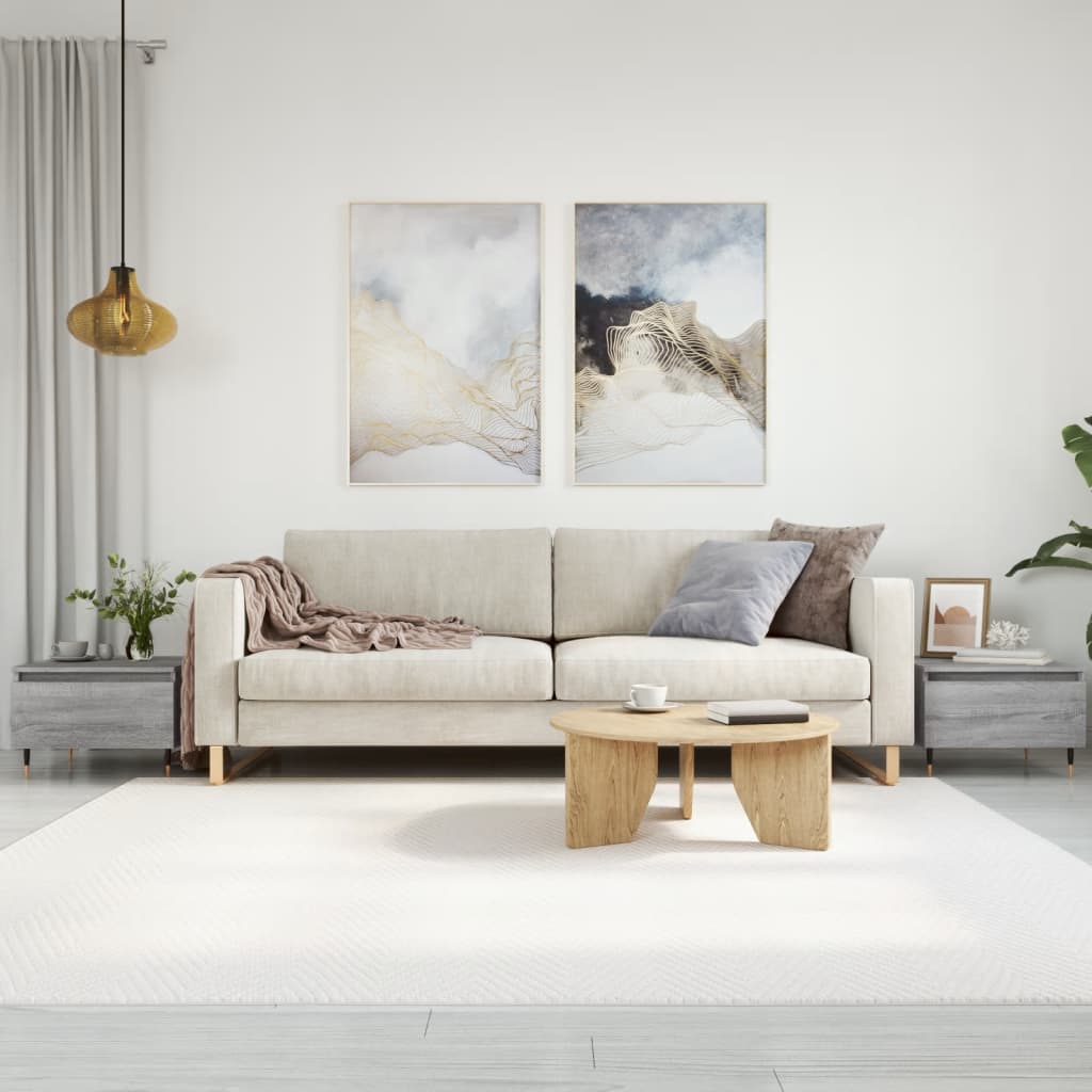 vidaXL Coffee Tables 2 pcs Grey Sonoma 50x46x35 cm Engineered Wood