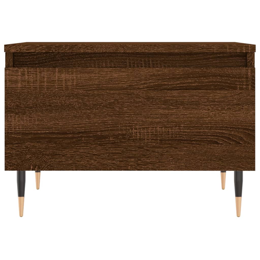 vidaXL Coffee Tables 2 pcs Brown Oak 50x46x35 cm Engineered Wood