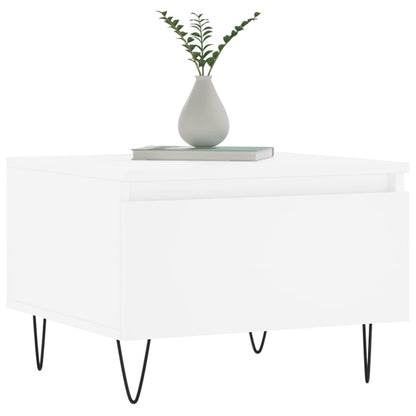 vidaXL Coffee Tables 2 pcs White 50x46x35 cm Engineered Wood