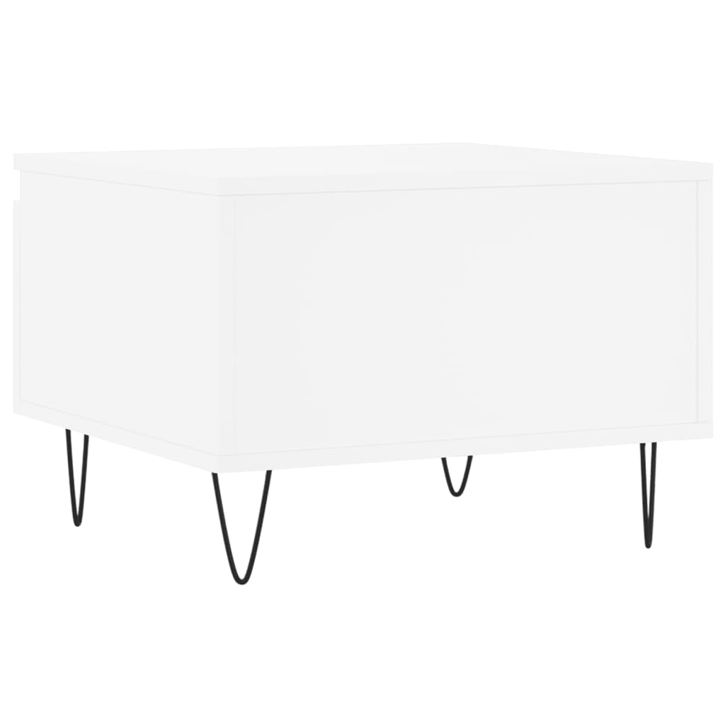 vidaXL Coffee Tables 2 pcs White 50x46x35 cm Engineered Wood