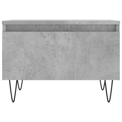vidaXL Coffee Tables 2 pcs Concrete Grey 50x46x35 cm Engineered Wood