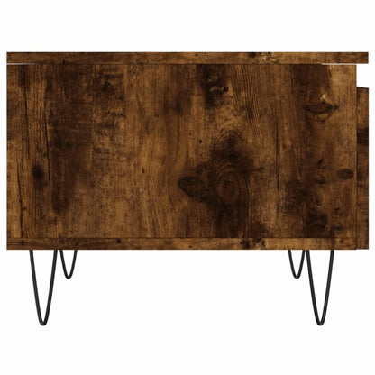 vidaXL Coffee Tables 2 pcs Smoked Oak 50x46x35 cm Engineered Wood