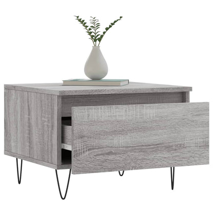 vidaXL Coffee Tables 2 pcs Grey Sonoma 50x46x35 cm Engineered Wood