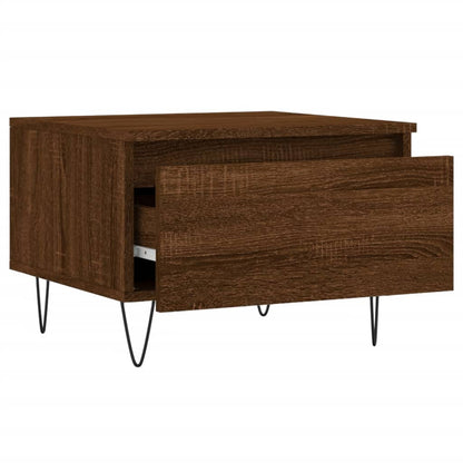 vidaXL Coffee Tables 2 pcs Brown Oak 50x46x35 cm Engineered Wood