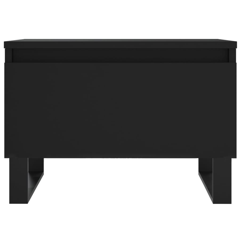 vidaXL Coffee Table Black 50x46x35 cm Engineered Wood